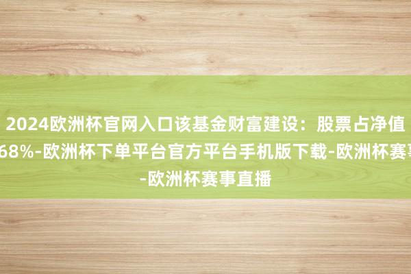 2024欧洲杯官网入口该基金财富建设：股票占净值比93.68%-欧洲杯下单平台官方平台手机版下载-欧洲杯赛事直播