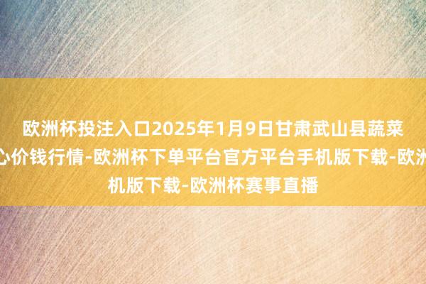 欧洲杯投注入口2025年1月9日甘肃武山县蔬菜产业发展中心价钱行情-欧洲杯下单平台官方平台手机版下载-欧洲杯赛事直播