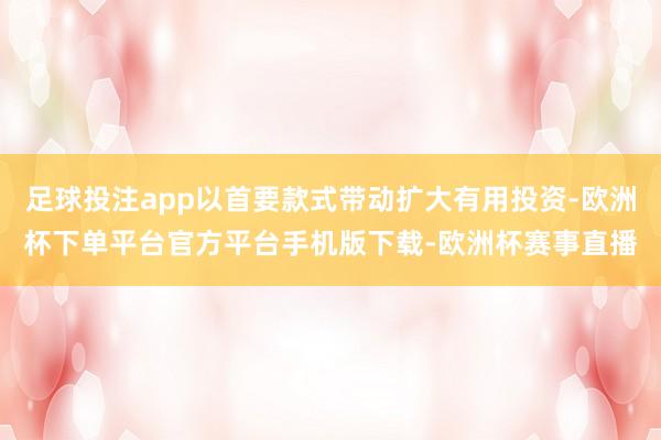 足球投注app以首要款式带动扩大有用投资-欧洲杯下单平台官方平台手机版下载-欧洲杯赛事直播