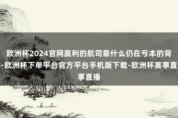 欧洲杯2024官网赢利的航司靠什么仍在亏本的背后-欧洲杯下单平台官方平台手机版下载-欧洲杯赛事直播
